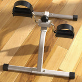 Maxbell Stepper Pedal Exerciser Compact Fitness Indoor Mini Under Desk Exercise Bike White