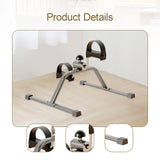 Maxbell Stepper Pedal Exerciser Compact Fitness Indoor Mini Under Desk Exercise Bike Black