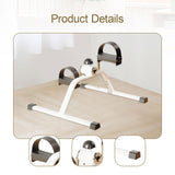 Maxbell Pedal Exerciser Fitness Versatile Mini Exercise Bike for Indoor Home Seniors White