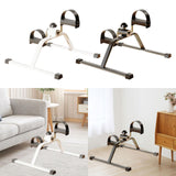 Maxbell Pedal Exerciser Fitness Versatile Mini Exercise Bike for Indoor Home Seniors White