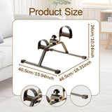 Maxbell Pedal Exerciser Fitness Versatile Mini Exercise Bike for Indoor Home Seniors Black