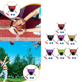 Maxbell Basketball Hoop for Trampoline for Kids Adults Outdoor Lightweight Backboard red