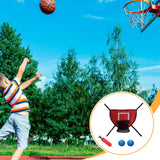 Maxbell Basketball Hoop for Trampoline for Kids Adults Outdoor Lightweight Backboard red