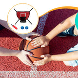 Maxbell Basketball Hoop for Trampoline for Kids Adults Outdoor Lightweight Backboard red