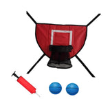 Maxbell Basketball Hoop for Trampoline for Kids Adults Outdoor Lightweight Backboard red