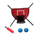 Maxbell Basketball Hoop for Trampoline for Kids Adults Outdoor Lightweight Backboard red