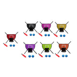 Maxbell Basketball Hoop for Trampoline for Kids Adults Outdoor Lightweight Backboard red