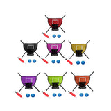 Maxbell Basketball Hoop for Trampoline for Kids Adults Outdoor Lightweight Backboard red