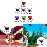 Maxbell Basketball Hoop for Trampoline for Kids Adults Outdoor Lightweight Backboard red