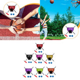 Maxbell Basketball Hoop for Trampoline for Kids Adults Outdoor Lightweight Backboard red