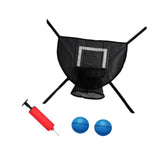 Maxbell Basketball Hoop for Trampoline for Kids Adults Outdoor Lightweight Backboard black