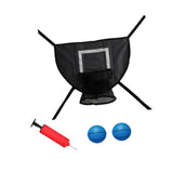 Maxbell Basketball Hoop for Trampoline for Kids Adults Outdoor Lightweight Backboard black