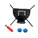 Maxbell Basketball Hoop for Trampoline for Kids Adults Outdoor Lightweight Backboard black