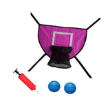 Maxbell Basketball Hoop for Trampoline for Kids Adults Outdoor Lightweight Backboard pink