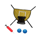 Maxbell Basketball Hoop for Trampoline for Kids Adults Outdoor Lightweight Backboard yellow