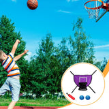 Maxbell Basketball Hoop for Trampoline for Kids Adults Outdoor Lightweight Backboard purple