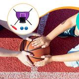 Maxbell Basketball Hoop for Trampoline for Kids Adults Outdoor Lightweight Backboard purple