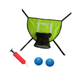 Maxbell Basketball Hoop for Trampoline for Kids Adults Outdoor Lightweight Backboard green