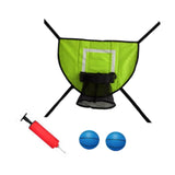 Maxbell Basketball Hoop for Trampoline for Kids Adults Outdoor Lightweight Backboard green