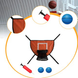 Maxbell Basketball Hoop for Trampoline for Kids Adults Outdoor Lightweight Backboard orange