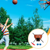 Maxbell Basketball Hoop for Trampoline for Kids Adults Outdoor Lightweight Backboard orange