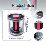 Maxbell Gymnastics Band Winder Tape Winder Portable for Practices Indoor Competition Rose red