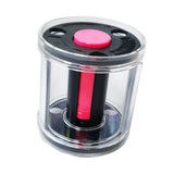 Maxbell Gymnastics Band Winder Tape Winder Portable for Practices Indoor Competition Rose red