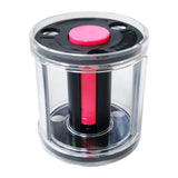 Maxbell Gymnastics Band Winder Tape Winder Portable for Practices Indoor Competition Rose red