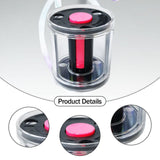 Maxbell Gymnastics Band Winder Tape Winder Portable for Practices Indoor Competition Rose red
