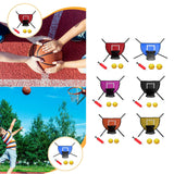 Maxbell Mini Trampoline Basketball Hoop Goal Game Easy Install Lightweight Backboard red