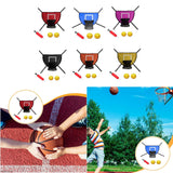 Maxbell Mini Trampoline Basketball Hoop Goal Game Easy Install Lightweight Backboard red
