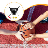 Maxbell Mini Trampoline Basketball Hoop Goal Game Easy Install Lightweight Backboard black