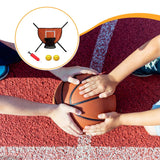 Maxbell Mini Trampoline Basketball Hoop Goal Game Easy Install Lightweight Backboard orange