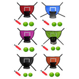 Maxbell Basketball Hoop for Trampoline Sturdy for Dunking Waterproof Basketball Goal red