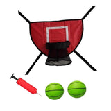 Maxbell Basketball Hoop for Trampoline Sturdy for Dunking Waterproof Basketball Goal red