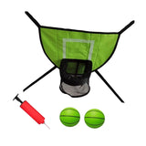 Maxbell Basketball Hoop for Trampoline Sturdy for Dunking Waterproof Basketball Goal green
