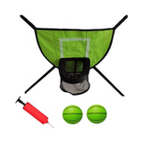 Maxbell Basketball Hoop for Trampoline Sturdy for Dunking Waterproof Basketball Goal green
