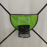 Maxbell Basketball Hoop for Trampoline Sturdy for Dunking Waterproof Basketball Goal green