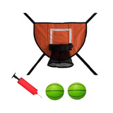 Maxbell Basketball Hoop for Trampoline Sturdy for Dunking Waterproof Basketball Goal orange
