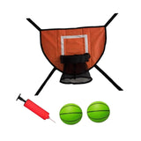 Maxbell Basketball Hoop for Trampoline Sturdy for Dunking Waterproof Basketball Goal orange