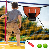 Maxbell Basketball Hoop for Trampoline Sturdy for Dunking Waterproof Basketball Goal orange