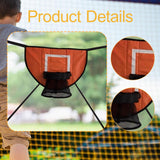 Maxbell Basketball Hoop for Trampoline Sturdy for Dunking Waterproof Basketball Goal orange