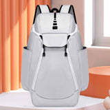 Maxbell Gym Bag Handbag Lightweight Basketball Bag for Backpacking Traveling Outdoor White