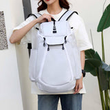 Maxbell Gym Bag Handbag Lightweight Basketball Bag for Backpacking Traveling Outdoor White