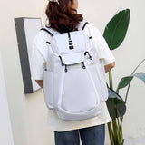 Maxbell Gym Bag Handbag Lightweight Basketball Bag for Backpacking Traveling Outdoor White