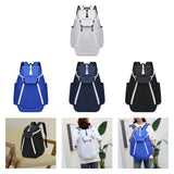 Maxbell Gym Bag Handbag Lightweight Basketball Bag for Backpacking Traveling Outdoor White