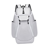 Maxbell Gym Bag Handbag Lightweight Basketball Bag for Backpacking Traveling Outdoor White