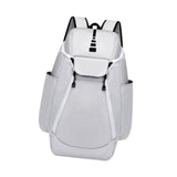 Maxbell Gym Bag Handbag Lightweight Basketball Bag for Backpacking Traveling Outdoor White