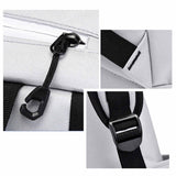 Maxbell Gym Bag Handbag Lightweight Basketball Bag for Backpacking Traveling Outdoor White