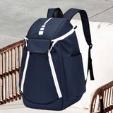 Maxbell Gym Bag Handbag Lightweight Basketball Bag for Backpacking Traveling Outdoor Deep Blue